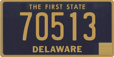 DE license plate 70513