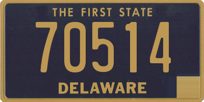 DE license plate 70514