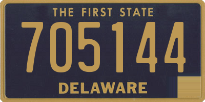 DE license plate 705144