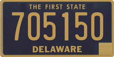 DE license plate 705150