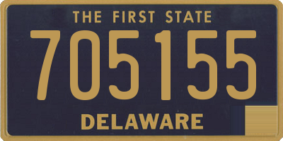 DE license plate 705155