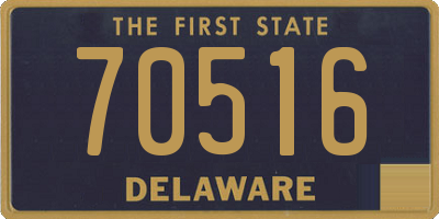 DE license plate 70516