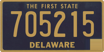 DE license plate 705215