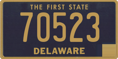 DE license plate 70523