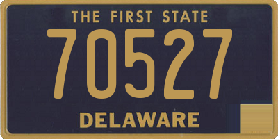 DE license plate 70527