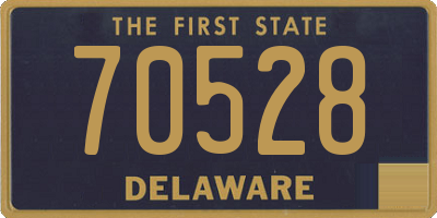 DE license plate 70528