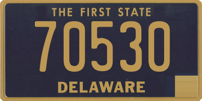 DE license plate 70530