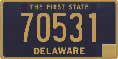 DE license plate 70531
