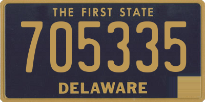 DE license plate 705335