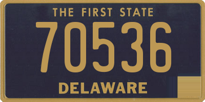 DE license plate 70536