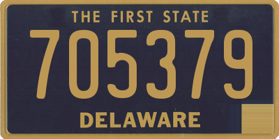 DE license plate 705379