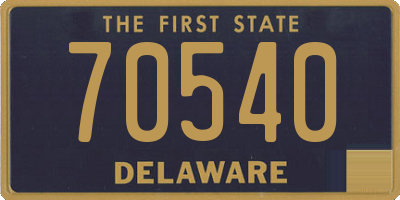 DE license plate 70540