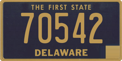 DE license plate 70542