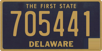 DE license plate 705441