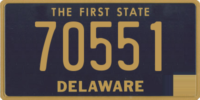 DE license plate 70551