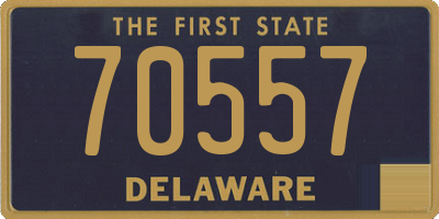 DE license plate 70557
