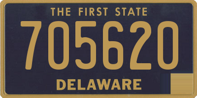 DE license plate 705620