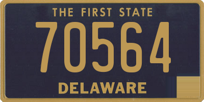 DE license plate 70564