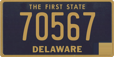DE license plate 70567