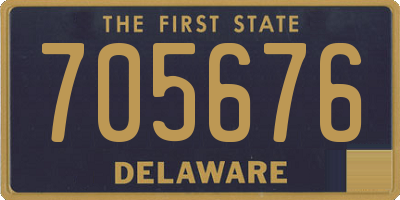 DE license plate 705676