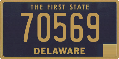 DE license plate 70569