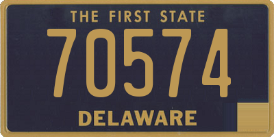 DE license plate 70574