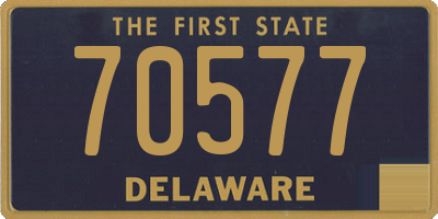 DE license plate 70577