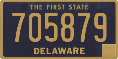 DE license plate 705879