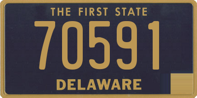 DE license plate 70591