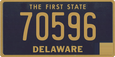 DE license plate 70596