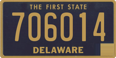 DE license plate 706014