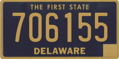 DE license plate 706155