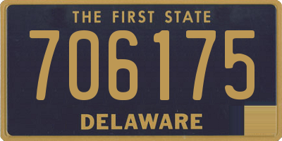 DE license plate 706175