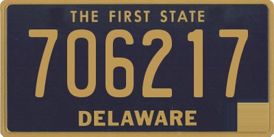 DE license plate 706217