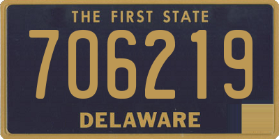 DE license plate 706219