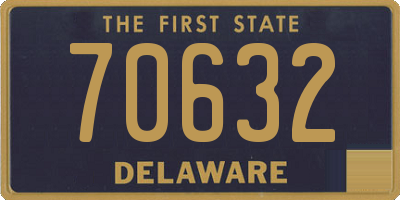 DE license plate 70632