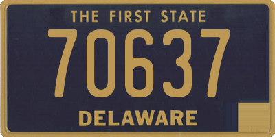 DE license plate 70637