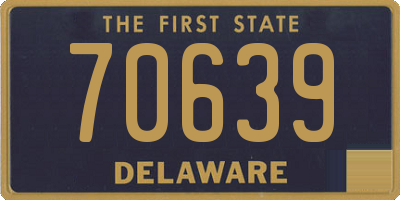 DE license plate 70639