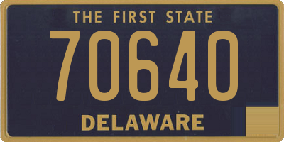 DE license plate 70640