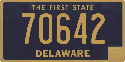 DE license plate 70642