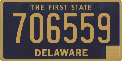 DE license plate 706559