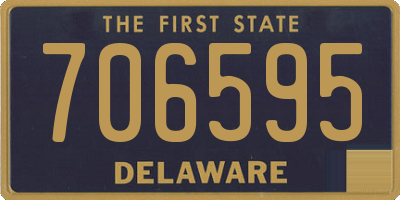 DE license plate 706595