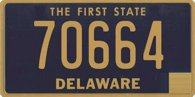 DE license plate 70664