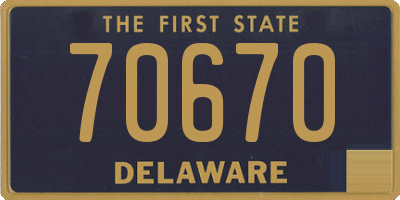 DE license plate 70670