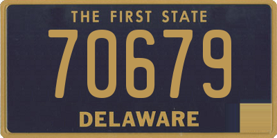 DE license plate 70679