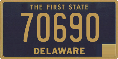 DE license plate 70690