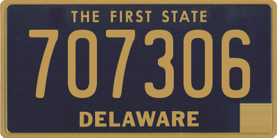 DE license plate 707306