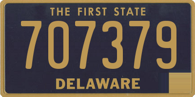 DE license plate 707379