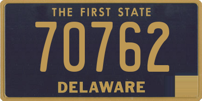 DE license plate 70762