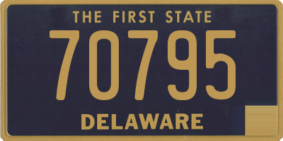 DE license plate 70795